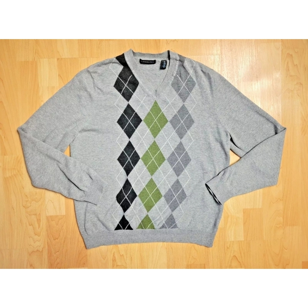 Van Heusen Studio argyle sweater